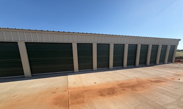 Secure storage rooms at Maple Street Storage facility in Abilene, TX